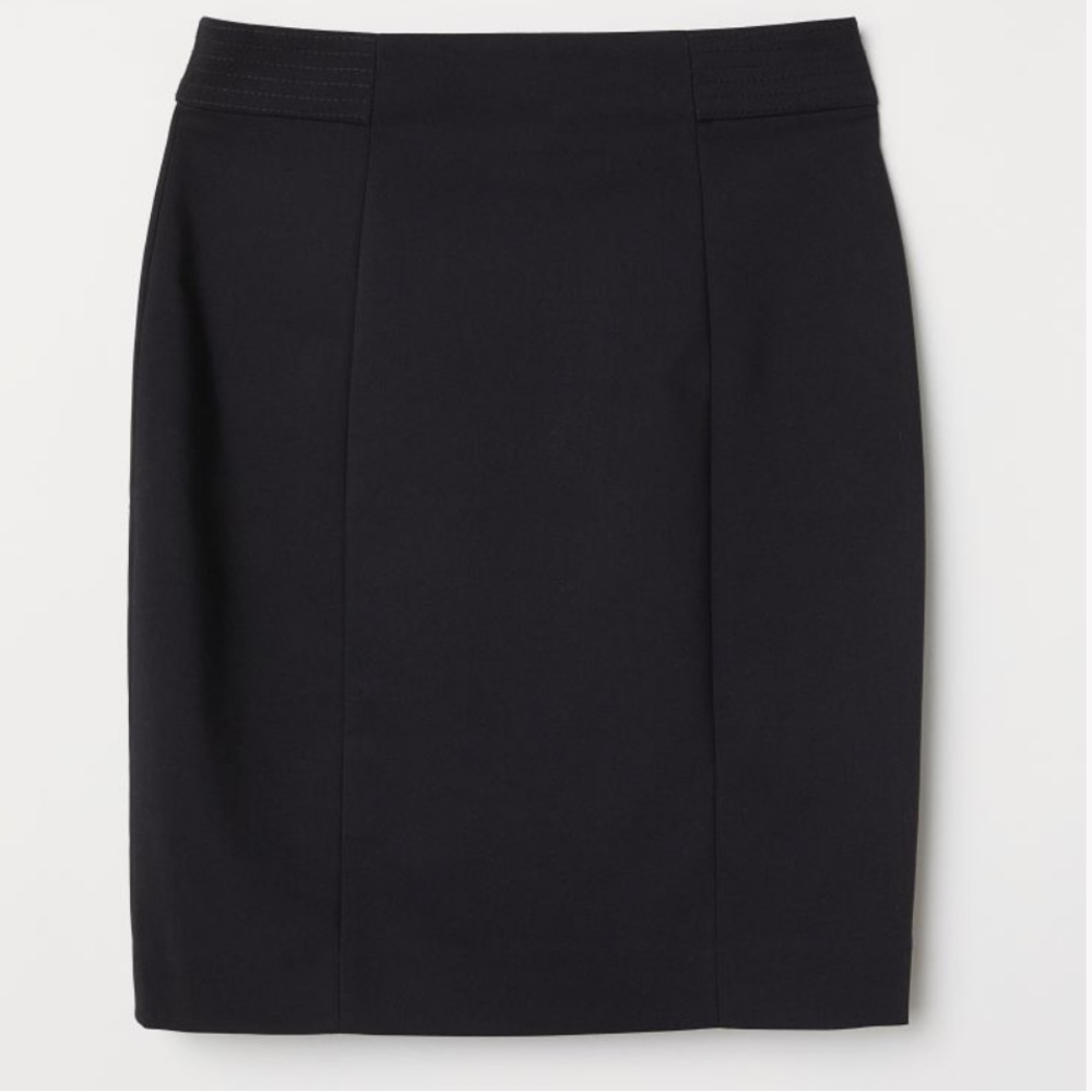 Black H&M pencil skirt